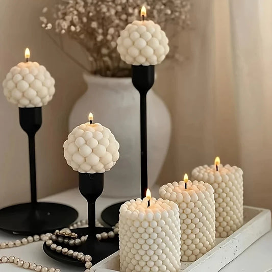 Silicone Bubble Candle Molds