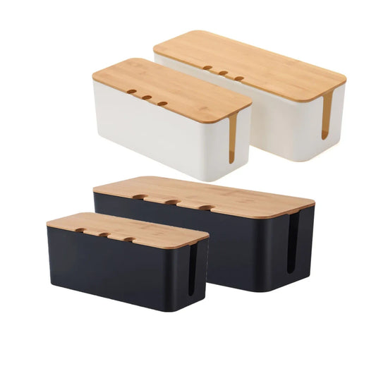 Wooden Cable Management Box