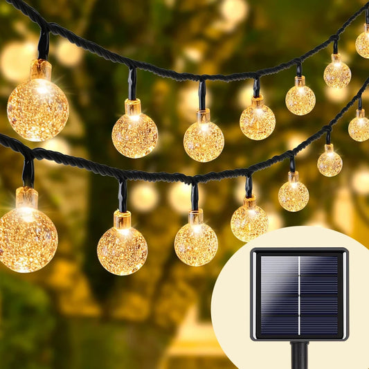 Solar Crystal Ball Fairy String Lights